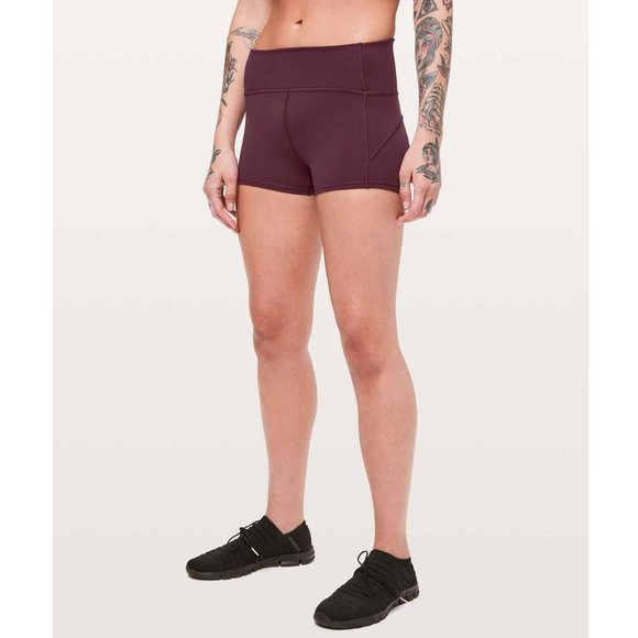 Lululemon In Movement Short Everlux 2" / Size 8 / Dark Adobe - Picture 2 of 7